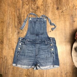 Madewell short overalls